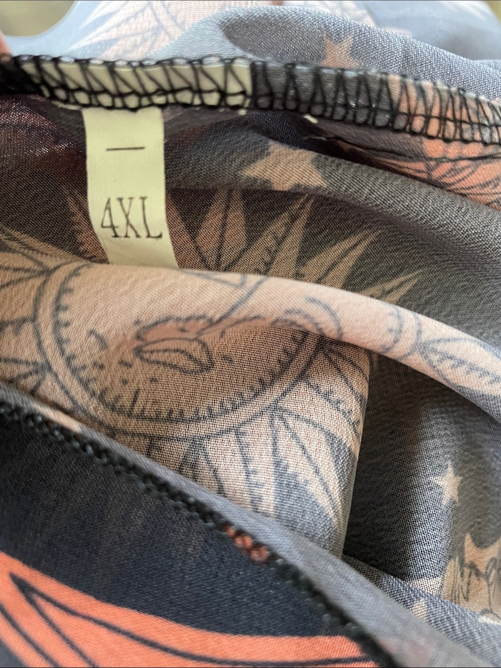 Sun & Moon Celestial Kimono - Black and Rust/unbranded - Picture 4 of 4